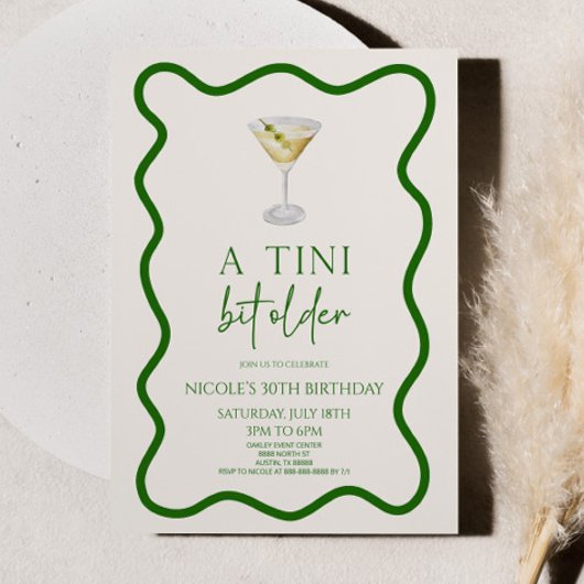 ティニは少し年上の汚いマルティニの誕生日パーティー 招待状