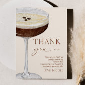 ティニは少し年上の表現式マルティニ誕生日パーティー サンキューカード