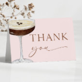 ティニは少し年上の表現式マルティニ誕生日パーティー サンキューカード