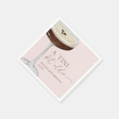 ティニは少し年上の表現式マルティニ誕生日パーティー スタンダードカクテルナプキン (角)