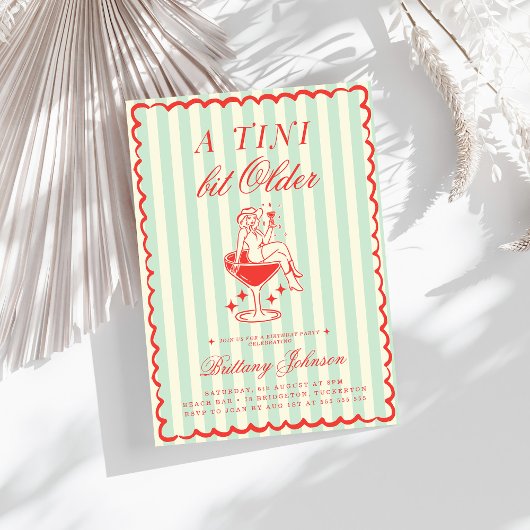 ティニは少し年上の西の誕生日パーティー 招待状