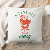 ティニは少し陽気なクリスマスサンタクロース クッション (ブランケット)