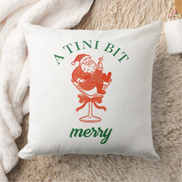 ティニは少し陽気なクリスマスサンタクロース クッション