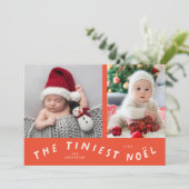 ティニエストノエルレトロレッドホリディバースデーアナウンス シーズンカード (スタンド正面)