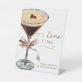 ティニタイムエスプレッソマルティニカクテルバー 台座サイン (正面)