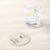 ティニビットより古いエスプレッソマティーニ誕生日 ペーパーコースター (インサイチュ)