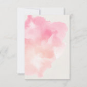 ティニビットより古いピンクマルティニカクテル誕生日 招待状 (裏面)