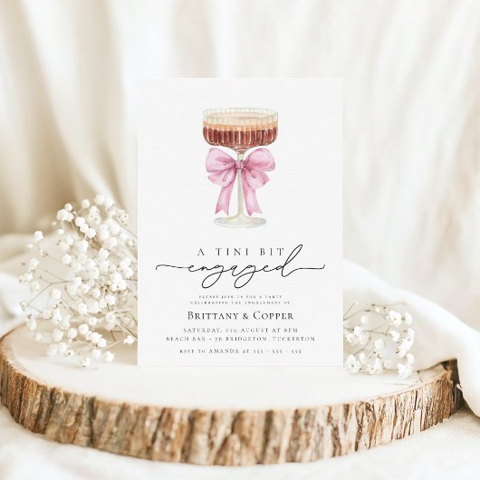 ティニビットエスプレッソ婚約したマルティニ婚約パーティ 招待状