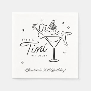 ティニビットオールドマお洒落ルティニ誕生日 スタンダードカクテルナプキン