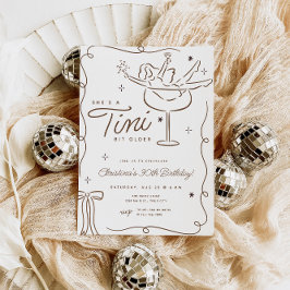 ティニビットオールドマルティニ誕生日招待状 招待状