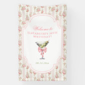 'ティニビット古いマルティニコケット誕生日 横断幕 (縦)