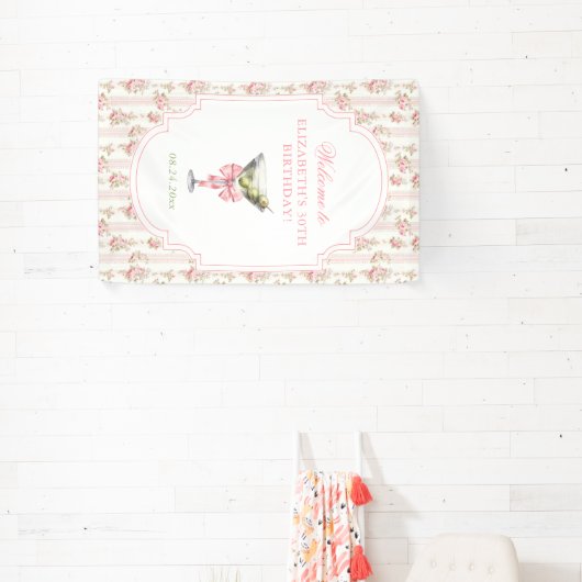 'ティニビット古いマルティニコケット誕生日 横断幕 (インサイチュ)