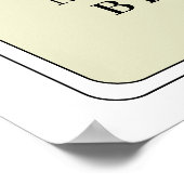 ティニビット年上のマルティニオリーブ誕生日へようこそ ポスター (角)