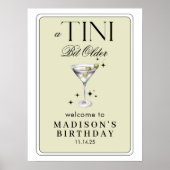 ティニビット年上のマルティニオリーブ誕生日へようこそ ポスター (正面)