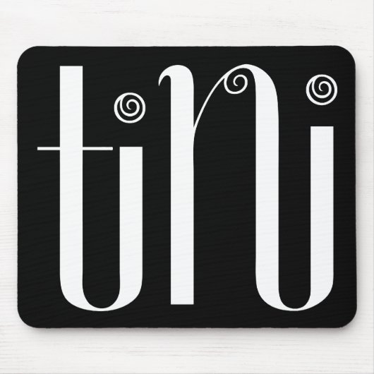 ティニホワイトマウスパッド マウスパッド (正面)