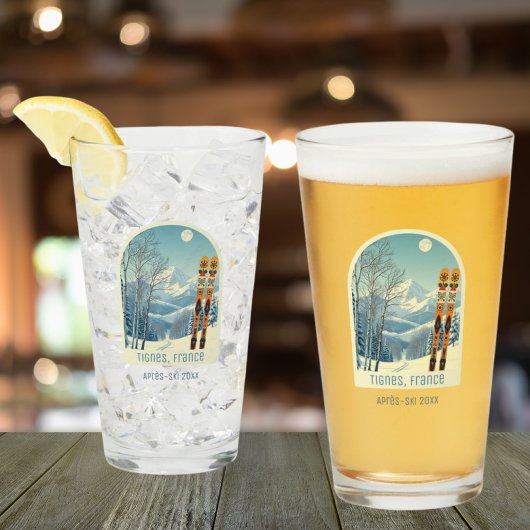 ティニュフランスバケーションエールスキービールグラス タンブラーグラス