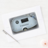 ティニーティアドロップトレーラージプシーキャラバンクラシック 長方形シール (封筒)