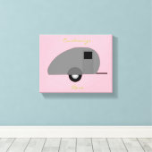 ティニーティアドロップトレーラーThunder_Cove キャンバスプリント (インサイチュ (ウッドフロア))