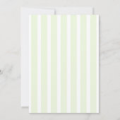 ティニー・ワン・ベイビーシャワー 招待状 (裏面)