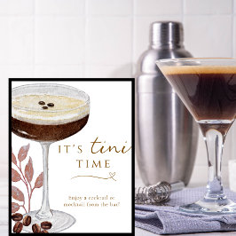 ティニ・タイム・エスプレッソ・マおもしろいルティニバーサインだ ポスター