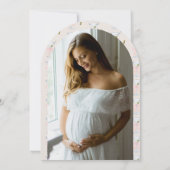 ティニ・ワン | マルティーニをテーマにしたベビーシャワー 招待状 (裏面)