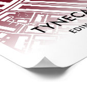 ティネカストル公園ポスター – ミッドロシアンFCのホーム ポスター (角)