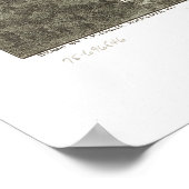 ティネスタペンシルバニア1896アンティークパノラママップ ポスター (角)