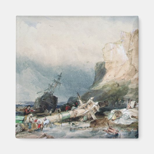 ティネマス城、ティーンと衣服、難破船 マグネット (正面)