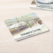 ティネマス駅コースター スクエアペーパーコースター (アングル)