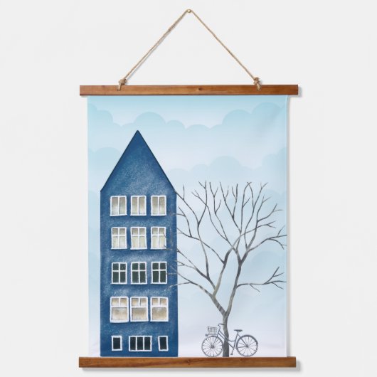 ティネメントハウシズ 吊り下げ型タペストリー (正面)
