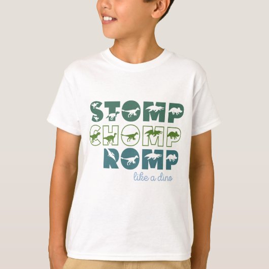 ティノの子供のようにストンプchompのromp tシャツ (正面)