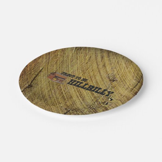 ティヒルビリー誇りを持った ペーパープレート (アングル)