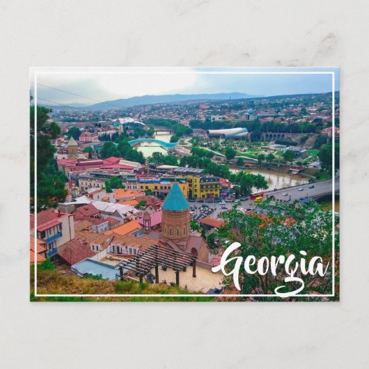 ティビリシ ジョージア 都市景観 ストリート アーキテクチャー ポストカード (正面)