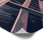 ティビーアイランドジョージアサンライズビーチサバンナ ポスター (角)