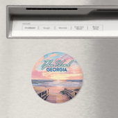 ティビーアイランドジョージアサンライズビーチサバンナ マグネット (インサイチュ (食洗機))