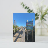 ティビーアイランド15th通りビーチ ポストカード (スタンド正面)