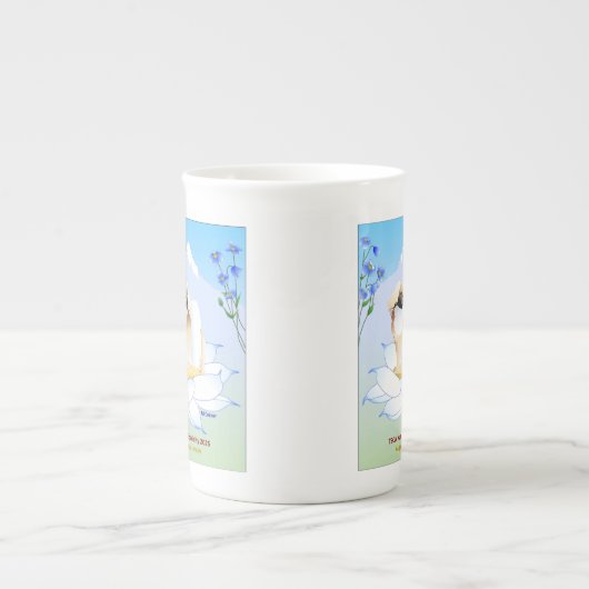 ティビースペシャルティボーン中国マグ ボーンチャイナマグカップ (正面)