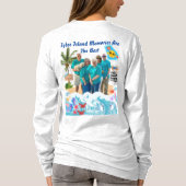 ティビー島の思い出最高のは女子Tシャツ Tシャツ (裏面)