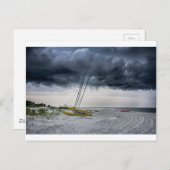 ティビー島ビーチサバンナジョージア海イブ ポストカード (正面/裏面)