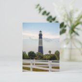 ティビー島ビーチライトハウスノースカロライナ州 ポストカード (スタンド正面)