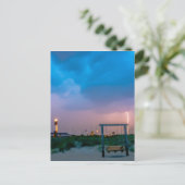 ティビー島ライトハウスサバンナグルジア海 ポストカード (スタンド正面)