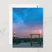 ティビー島ライトハウスサバンナグルジア海 ポストカード (正面/裏面)