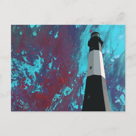 ティビー島灯台はがき ポストカード (正面)