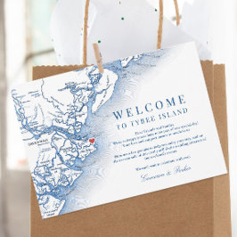 ティビー島結婚海軍の歓迎日程 サンキューカード