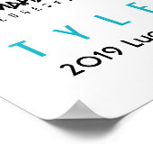 ティビー314 MXモトクロスオートバイダートバイク ポスター (角)