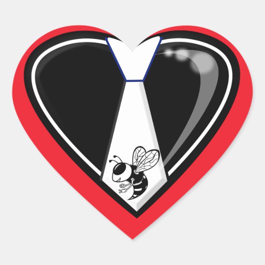 ティビー・ラブ ハートシール (正面)