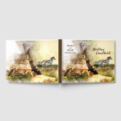 ティピとインディアンポニーボホーホーステペ結婚ーズ ゲストブック (全面)