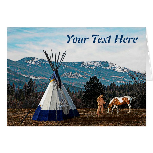 ティピウィンターキャンプ (正面横)