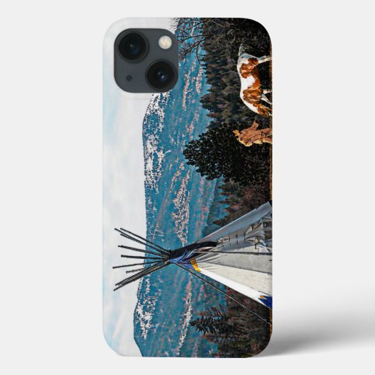 ティピウィンターキャンプ Case-Mate iPhoneケース (裏面)