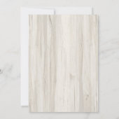 ティピキャンプアウト誕生日パーティーの招待 招待状 (裏面)